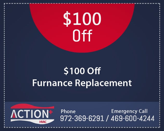 $100 off Furnace Replacement